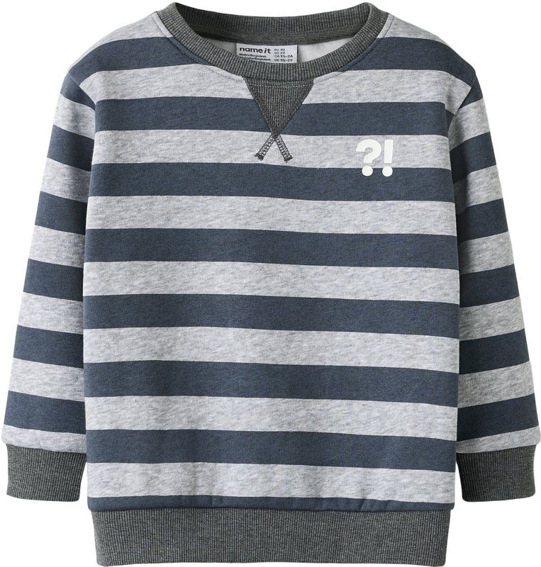 Sweatshirt - Regular Fit - Geborstelde Sweatstof - Lange Mouwen