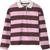 NAME IT - NKFOLLIE - Poloshirt - Rosa/Wijnrood/Wit