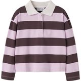 NAME IT - NKFOLLIE - Poloshirt - Rosa/Wijnrood/Wit