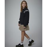 Sweatshirt - Geborstelde Sweatstof - Ronde Hals - Lange Mouwen - Relaxed Fit