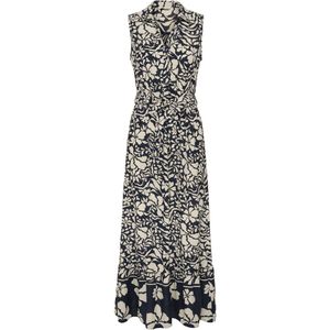Only - ONLVIBE LIFE - Maxi-jurk - Night Sky - Mouwloos - Knoopsluiting