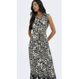 Only - ONLVIBE LIFE - Maxi-jurk - Night Sky - Mouwloos - Knoopsluiting