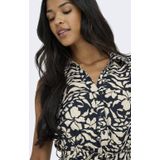 Only - ONLVIBE LIFE - Maxi-jurk - Night Sky - Mouwloos - Knoopsluiting