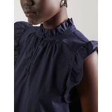 ONLY - ONLVERA CAPSL SHORT DRESS - Dames - Mini Jurk - Zwart - Katoen