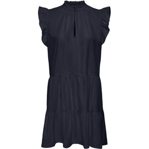 ONLY - ONLVERA CAPSL SHORT DRESS - Dames - Mini Jurk - Zwart - Katoen