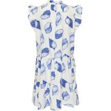 ONLY - ONLVera - Jurk - Royal Blue - Katoen - Knoopsluiting - Kort