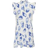 ONLY - ONLVera - Jurk - Royal Blue - Katoen - Knoopsluiting - Kort