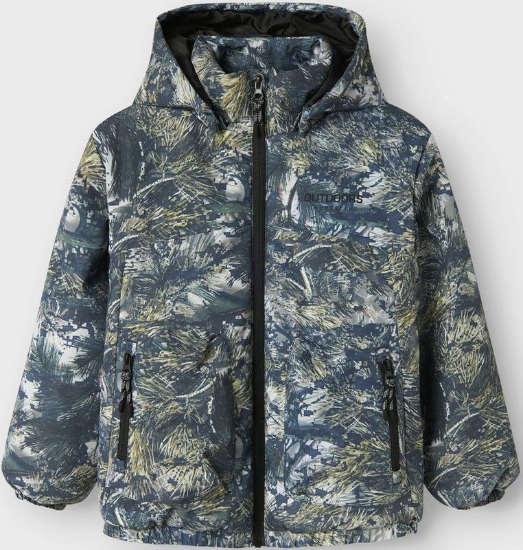 NAME IT KIDS - Gewatteerde Jas - Blauw - Voor Jongens