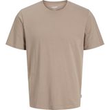 Jack & Jones - JJEORGANIC BASIC TEE SS O-NECK NOOS - Shirt - Mocha meringue