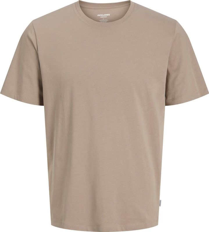 Jack & Jones - JJEORGANIC BASIC TEE SS O-NECK NOOS - Shirt - Mocha meringue