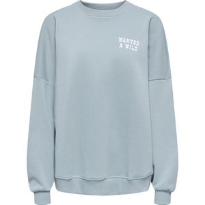 Only - Onlstina Lovely O-neck Box Swt - Lichtblauw - Dames Sweater