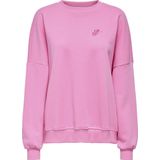 Only - Onlstina Lovely O-neck Box Swt - Sweater - Sachet Pink