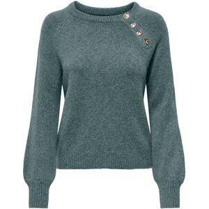 ONLY - ONLEMMA - Gebreide Trui - Lange Ballonmouwen - Ronde Hals