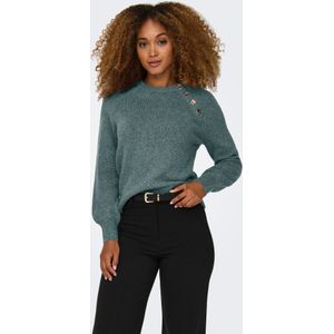 ONLY - ONLEMMA - Gebreide Trui - Lange Ballonmouwen - Ronde Hals