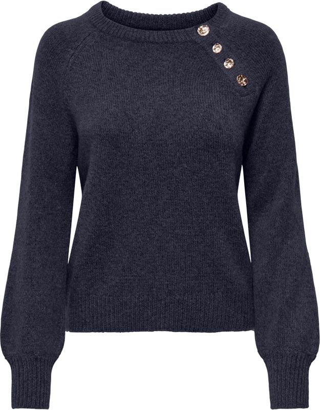 ONLY - ONLEMMA - Gebreide Trui - Donkerblauw