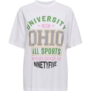 Only - Onljenna - T-shirt - Wit - Dames