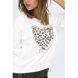 Onltammie - Sweatshirt - V-Hals - Korte Mouwen - Regular Fit