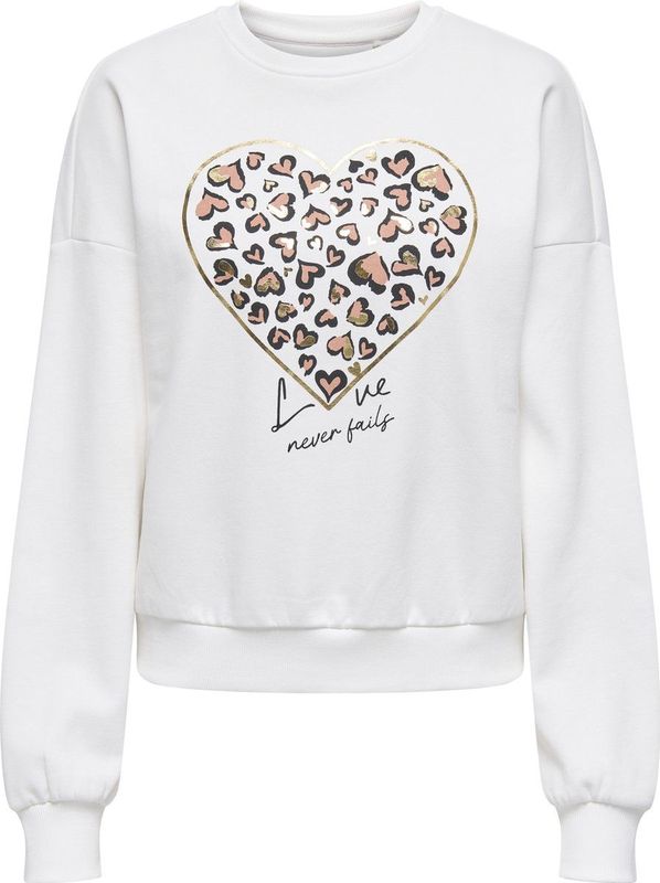 Onltammie - Sweatshirt - V-Hals - Korte Mouwen - Regular Fit