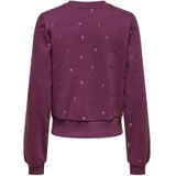 Only - Onlatika O-neck - Trui - Mauve Wine - Glitter Emb. Bo 15355802
