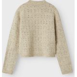 Gebreid Vest - Lange Mouwen - Drop-stitch Design