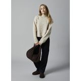 Gebreid Vest - Lange Mouwen - Drop-stitch Design