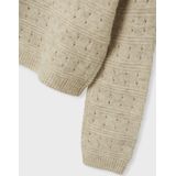 Gebreid Vest - Lange Mouwen - Drop-stitch Design