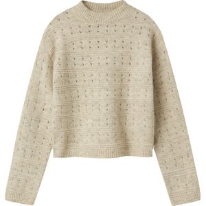 Gebreid Vest - Lange Mouwen - Drop-stitch Design