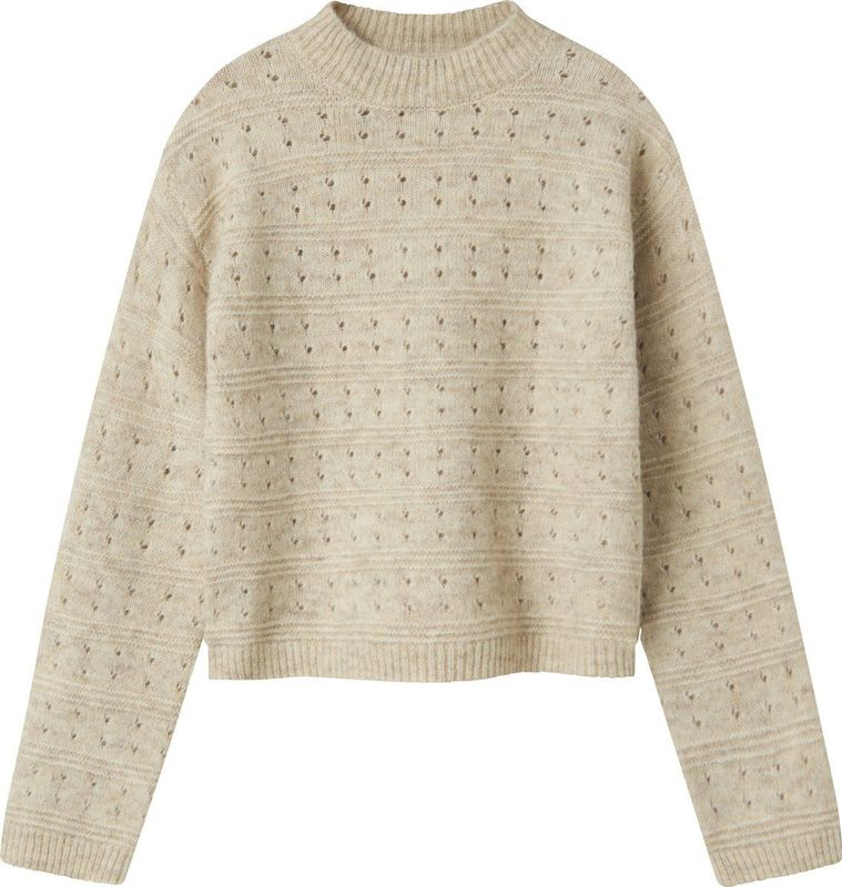 Gebreid Vest - Lange Mouwen - Drop-stitch Design