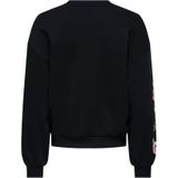 Only - Onlbrooklyn Embroidery Box Swt - Trui - Zwart - Dames