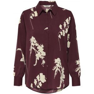 Onlvilda Life Ls Shirt WVN, tawny port, L