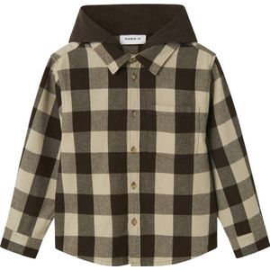 NAME IT - Overhemd - Katoen - Met Capuchon - Lange Mouwen