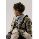 NAME IT - Overhemd - Groen met Beige - Katoen