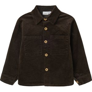 NAME IT MINI - Overshirt - Donkerbruin - Corduroy