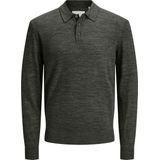 Jack & Jones - Trui - Grafiet - Knitwear - Lange Mouw