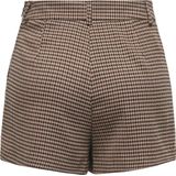 Only - Onllettie Life Mw Check - Skort - Decadent Choco/Nomad & Toasted Coconut