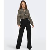 ONLY - ONLPOPTRASH - Casual Broek - Zwart - Wide Leg - Regular Waist