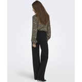 ONLY - ONLPOPTRASH - Casual Broek - Zwart - Wide Leg - Regular Waist