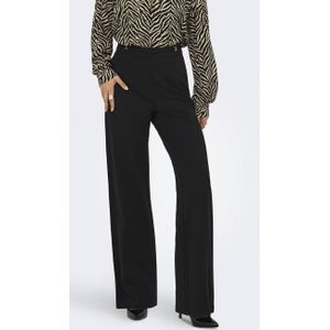 ONLY - ONLPOPTRASH - Casual Broek - Zwart - Wide Leg - Regular Waist