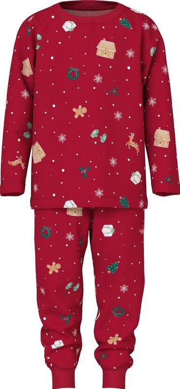 Name It - Pyjama - Twee-delig - Vrolijk Kerstmotief