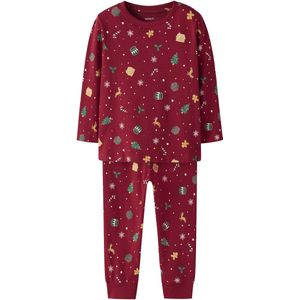 Name It - Pyjama - Vrolijk Kerstmotief - Twee-delig - Zacht