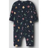 Name It Pyjamapak - NbnVismas - Navy Blazer/Kerstmis AOP Navy - Name It - 2 jaar (92) - Pyjamapak