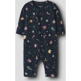 Name It Pyjamapak - NbnVismas - Navy Blazer/Kerstmis AOP Navy - Name It - 2 jaar (92) - Pyjamapak