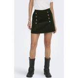 Onlnessa - Korte Rok - Corduroy - Geplooid Detail - High Waist