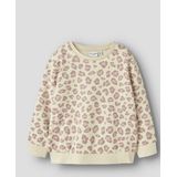 NAME IT - NMFDAVINA LS SWEAT FLEECE BRU NOOS - Sweatshirt - Bruin - Meisjes
