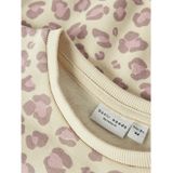 NAME IT - NMFDAVINA LS SWEAT FLEECE BRU NOOS - Sweatshirt - Bruin - Meisjes