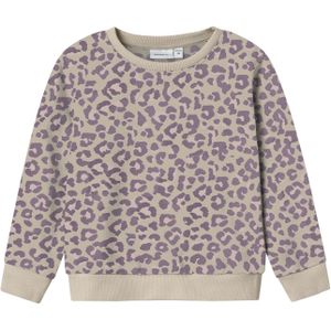 NAME IT - NMFDAVINA LS SWEAT FLEECE BRU NOOS - Sweatshirt - Meisjes - Lange Mouwen