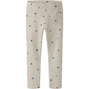 Name It - NMFNUTTI LEGGING NOOS - Gedessineerde Legging - Peyote Melange - 57% Katoen