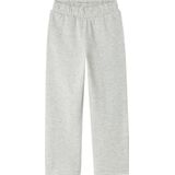 Name It - NKMMALLO STRAIGHT SWEAT PANT - Sportbroek - Light Grey Melange