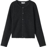 Name It - Saluna - Vest - Ronde Hals - Lange Mouwen - Knoopsluiting