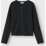 Name It - Saluna - Vest - Ronde Hals - Lange Mouwen - Knoopsluiting